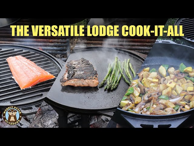 Lodge Cook-It-All - Grilling Salmon & Stir Fry Veggies 