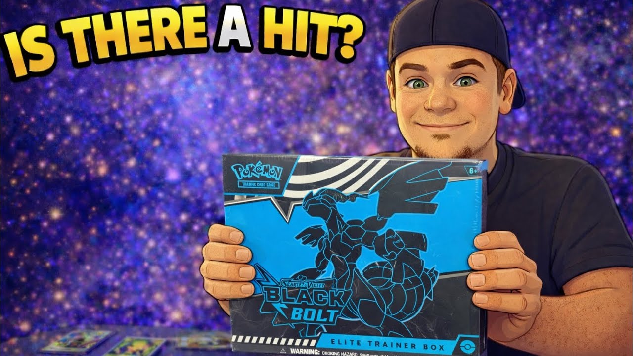 Pokemon Black Bolt Elite Trainer Box NEW booster pack openings ETB Zekrom!!! Lets see