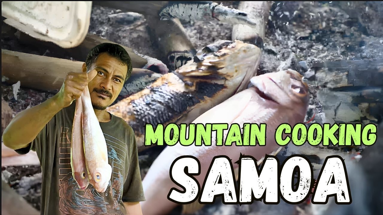 Cooking Fish the traditional Samoan way with Tau