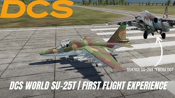 DCS World Learning the Su-25T | Startup, Taxi, and Flight