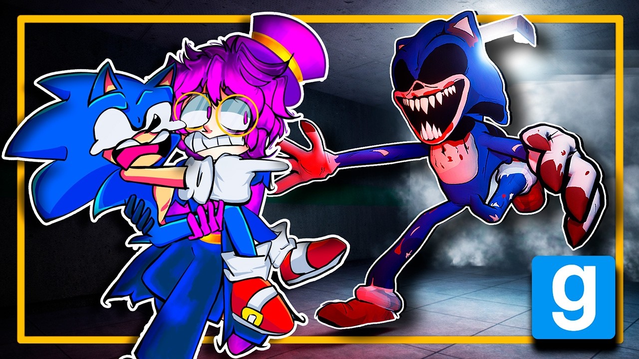 ESCAPAR de SONIC.EXE es ¡HORRIPILANTE! (en Garry's Mod)