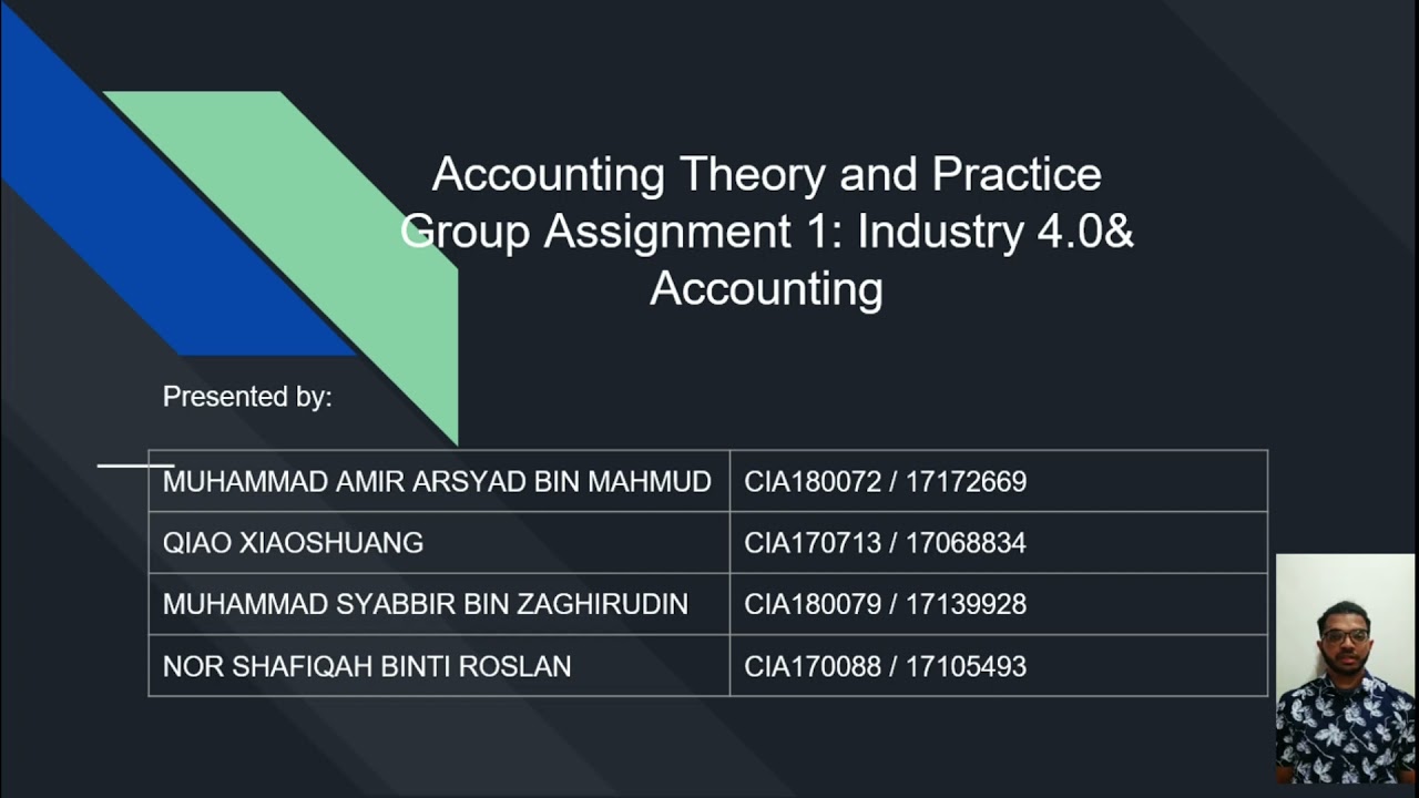 ATAP Group Assignment 1 : Industry 4.0 and Accounting