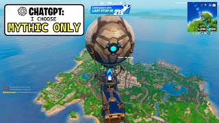 Ai Controls My Fortnite Reload Game