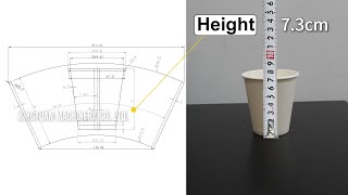 Armenia 6Oz Ocm12 Simple Model Ultrasonic Paper Cup Making Machine With Cup Collection Table Case