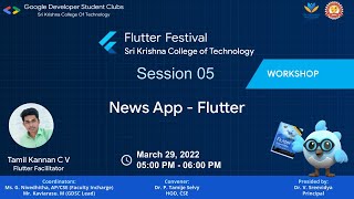 News App | Flutter Festival - Sri Krishna College of Technology | Session 05 | GDSC SKCT screenshot 2