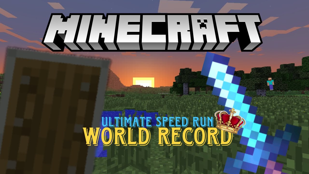 MINECRAFT SPEED RUN WORLD RECORD - YouTube