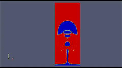 Two-dimensional Film Boiling Problem with OpenFOAM