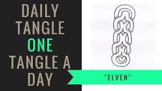 Daily Tangle - Elven