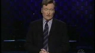 Conan gives his monologue in June of 2002