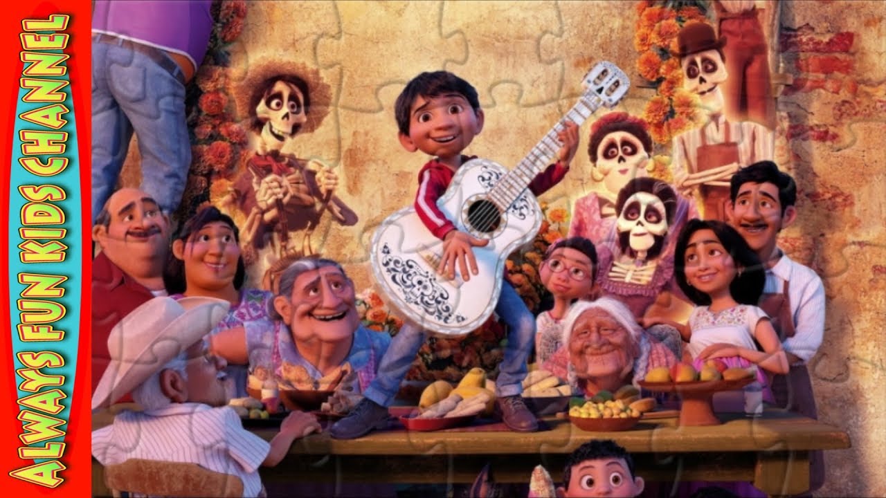 COCO disney puzzle jigsaw video for kids YouTube