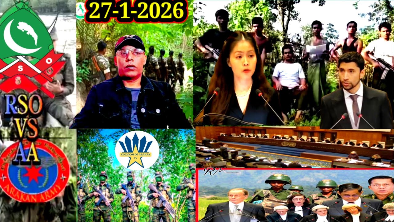 27Jan 2026 Rohingya Breaking News Update in  ICJ International justice hearing @KINGDOMOFARKANTV 