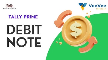 Debit Note Voucher Posting in Tally Prime | Tamil | VeeVee Infotech