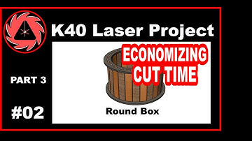 K40 Laser Project 02: Round Box with 123D Design & Inkscape Part 3