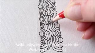 How to draw tanglepattern Lollywimple