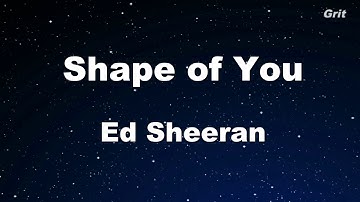 Thumbnail of Shape of You - Ed Sheeran Karaoke 【No Guide Melody】 Instrumental