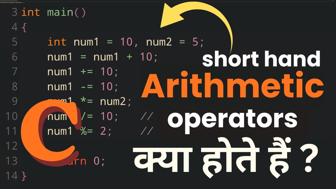 C Programming Compound Assignment Operators in Hindi ...