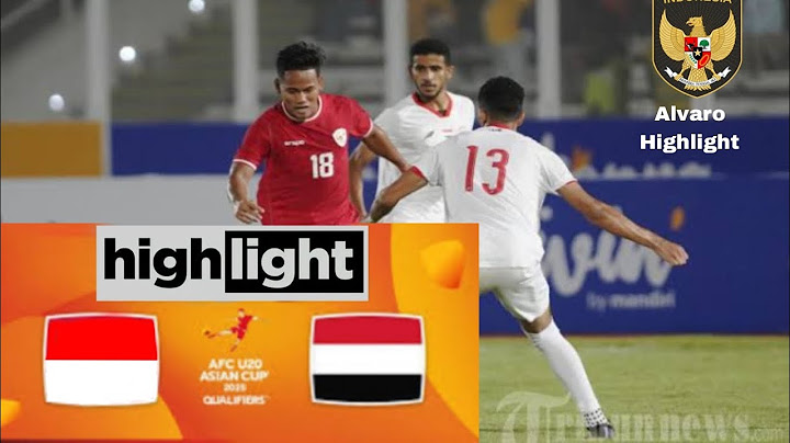 HIGHLIGHTS | Indonesia vs Yemen | Afc u20 2025 qualifiers