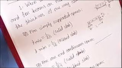 One Way Slab Design || Slab Design || Slab design in USD || USD method