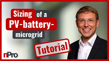 PV-battery-microgrid planning and sizing [Tutorial]