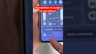 Cómo deshabilitar el acceso de micrófono en Samsung Galaxy #samsunggalaxy #samsungtips #shorts 