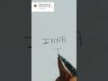 INNA Name logo design #namelogodesign #logo #namelogo #logodesign #graphicdesigner #shortsviral