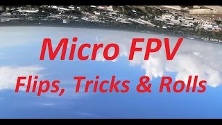 FPV Freestyle Racing, Flips, Tricks and Rolls Practice with Micro Quad Spidex 220 Mini Camera Drone