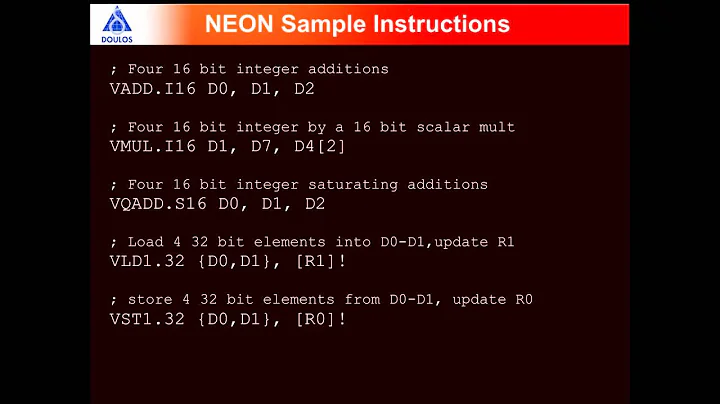 Using your C Compiler to Exploit NEON