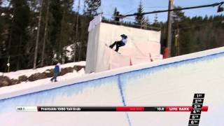 Taylor Gold - Semi Final run at the Arctic Challenge Halfpipe 2013