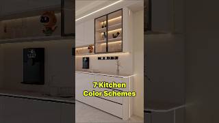 7 Kitchen Color Schemes#kitchendesign #customcabinets #kitchenideas #kitchenhacks #smartkitchen
