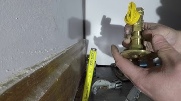 INSTALL HOMEFLEX CSST FLOOR FLANGE termination fitting for gas range