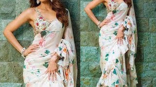 Ruffle Sarees: साड़ी का आधुनिक रूप- रफल साड़ियों का लाजवाब संग्रह