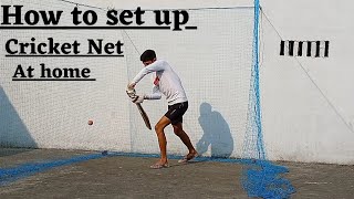 How to set up Cricket Net at home| Low budget Cricket net set up ! screenshot 5