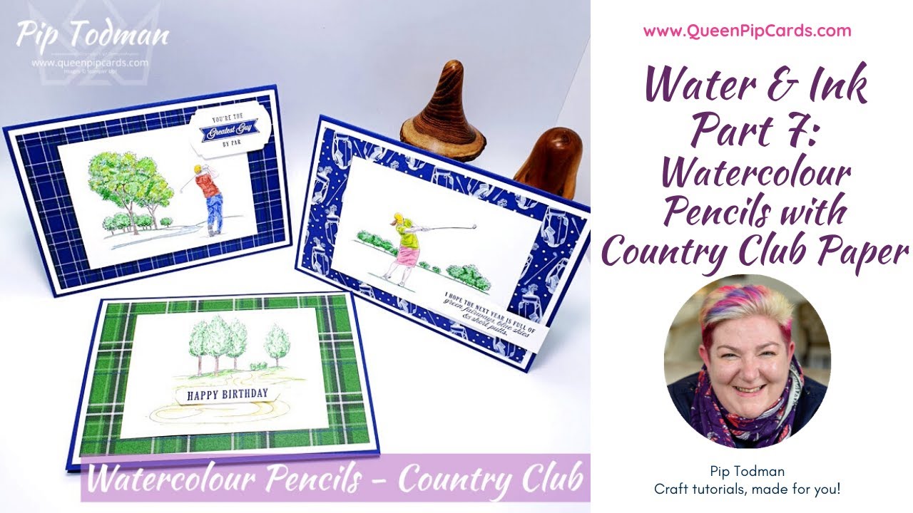Water & Ink 7:  Watercolouring With Country Club Papers