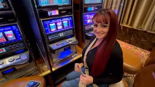 Double Red White & Blue! Classic Slot Machine Play & Happy Lantern⚡️Lightning Link!