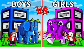 Download Lagu JJ and Mikey: BOYS vs GIRLS Steal a Brainrot Battle in Minecraft - Maizen MP3
