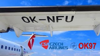 ČSA ATR 72 | České Aerolinie Zážitkový Let OK97 | Czech Airlines Sightseeing Flight OK97