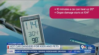 Las Cruces Police highlight hot car dangers for kids, pets