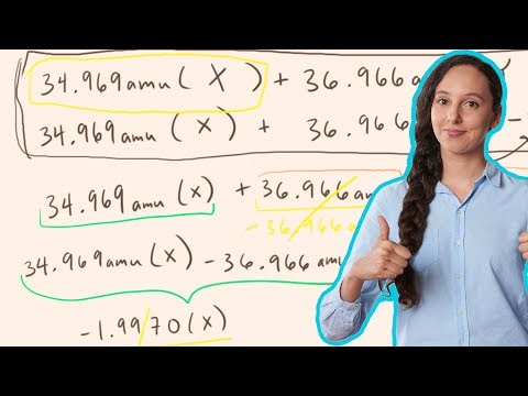How to Calculate Isotope Abundance Using Atomic Mass!