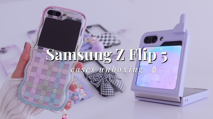 Samsung Galaxy z flip 3 unboxing  aesthetic custom setup ✨ +