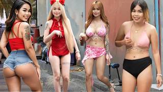 Pattaya Street Fashion | Outfits You Only See in Thailand 🌸