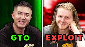 When GTO Poker Meets EXPLOIT! [Charlie Carrel vs Andy Stacks]