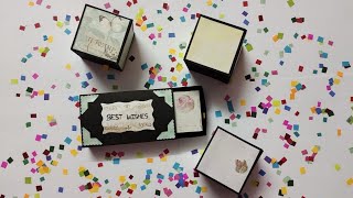 Pop Up Cubes In A Box || Box of Surprise🎁 || Gift Idea || Handmade Gift || Full tutorial ||