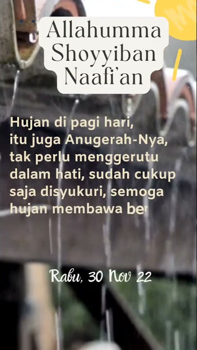 HUJAN DI PAGI HARI #shorts #motivation #quotes