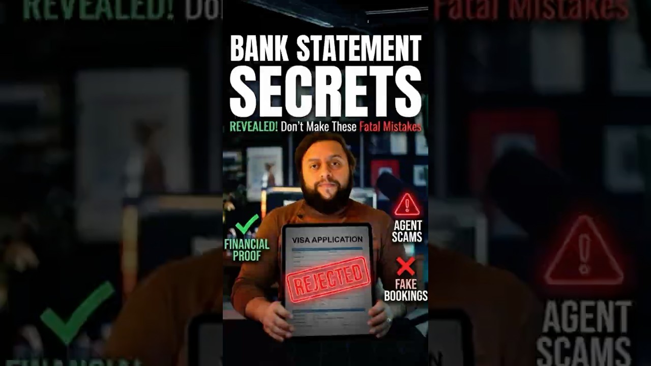 Bank Statement Myths vs Truths 🛂 (Visa Approval) 