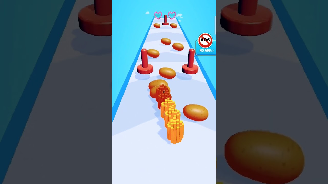 ❤️Potato 🥰❤️💕Potato 🍠🍠Potato rush run 