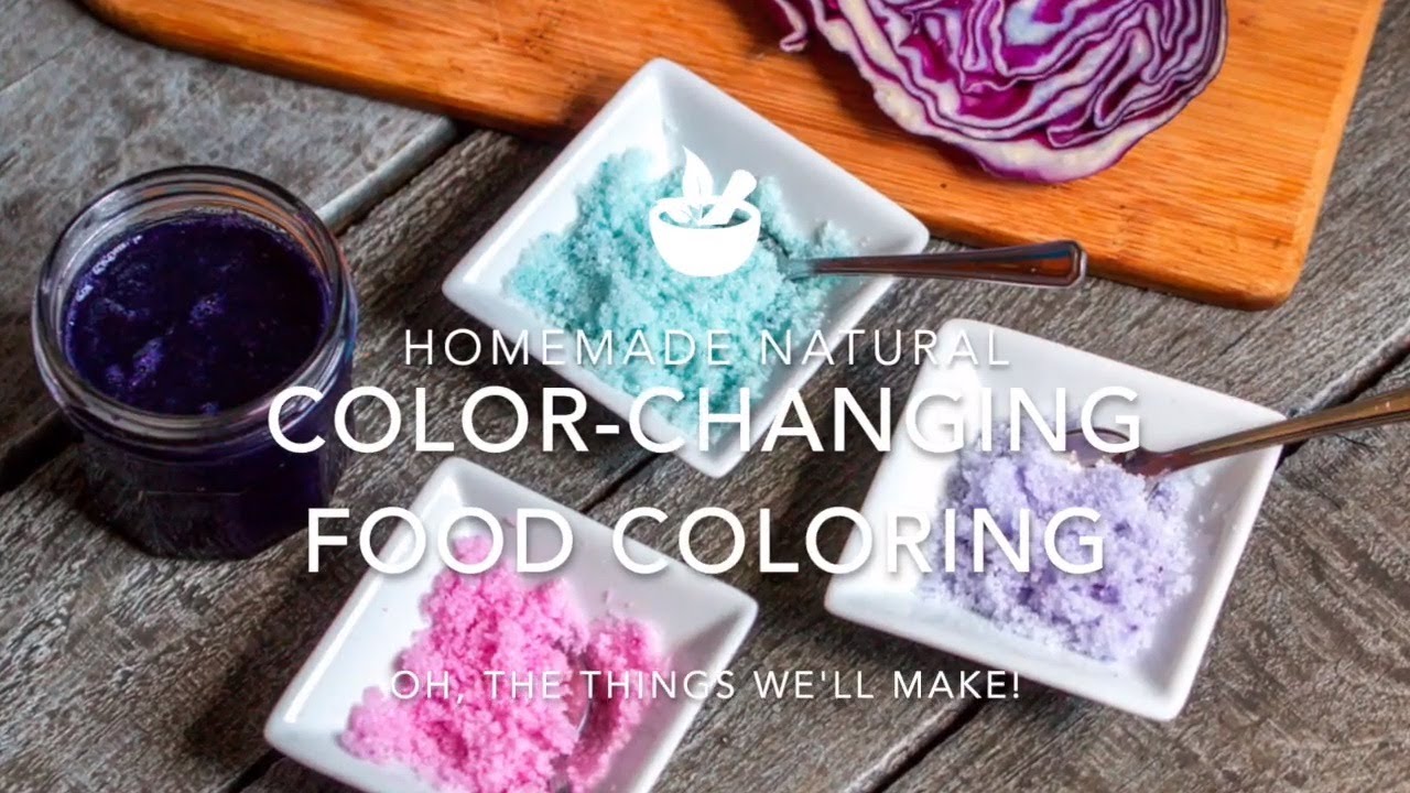 Magical Color Changing Food Coloring - YouTube