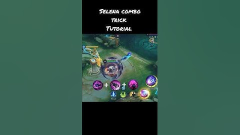 MLBB Selena combo freestyle trick tutorial #selena #mlbb #mlbbselena #mlbbcombo #tutorial #shorts