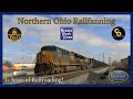 Northern ohio railfanning 2024  1 hour of train action