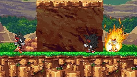 SSF2 Mod Battle: Dark Hyper Shadic Vs Zero The Demon and Hell Pyrosis Shadow