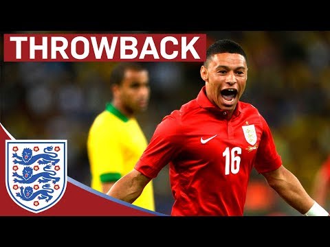 Great Goals from Rooney and Ox in Brazil | From The Archive